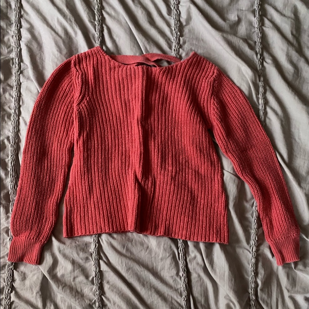 Coral w/ Criss-Cross Back Detail